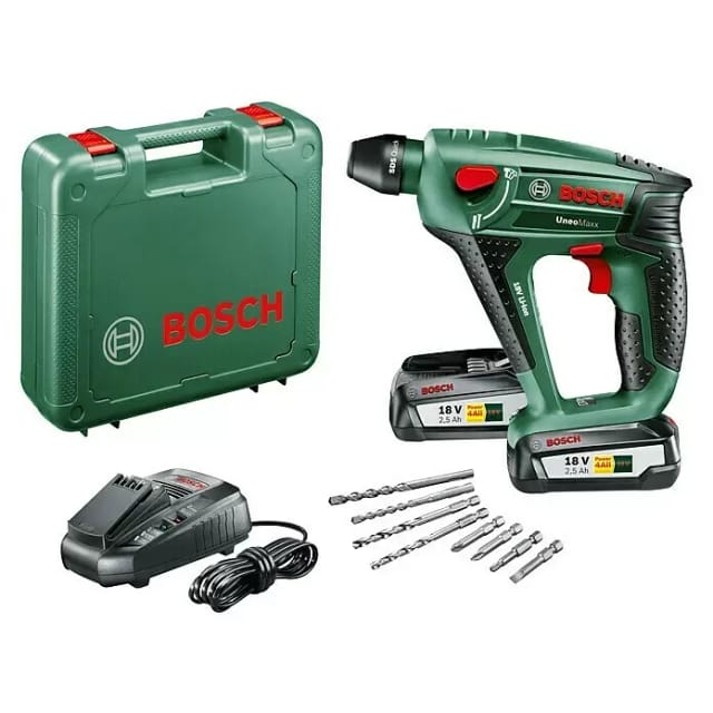BOSCH HOME & GARDEN Akku-Bohrhammer »Uneo Maxx« - gruen