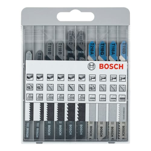 BOSCH Stichsägeblatt-Set Basic for Metal and Wood, 10-teilig