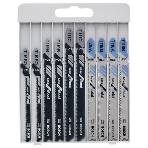 BOSCH Stichsägeblatt-Set Basic for Metal and Wood, 10-teilig Bild 2