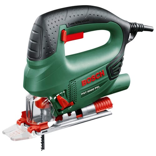 BOSCH HOME & GARDEN Pendelhubstichsäge »PST 8000 PEL«, 530 W, inkl. 5 Sägeblätter - gruen