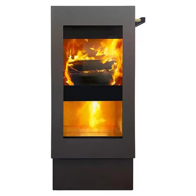 XEOOS® Kaminofen »x8 PATAGONIA«, anthrazit, Stahl, 8 kW - grau