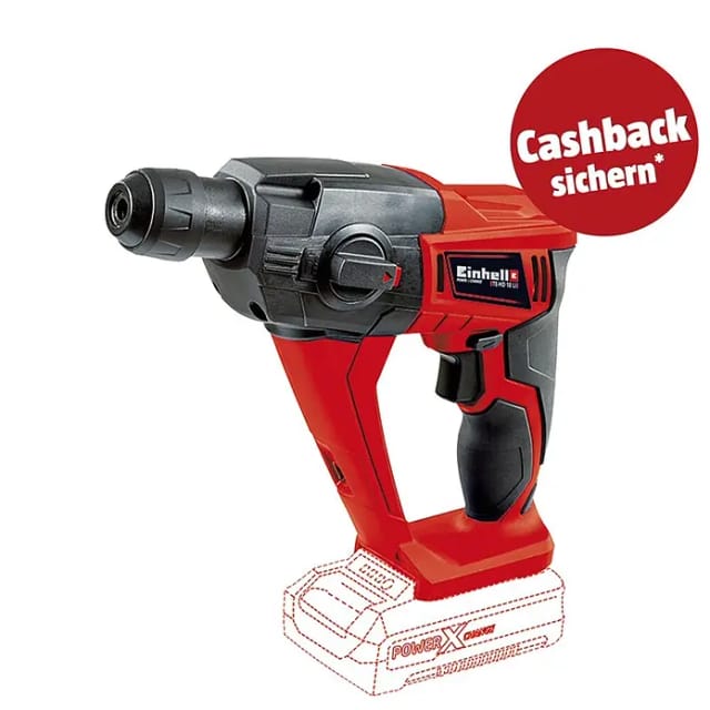 EINHELL Akku-Bohrhammer »TE-HD 18 Li«, 18 V, ohne Akku - rot