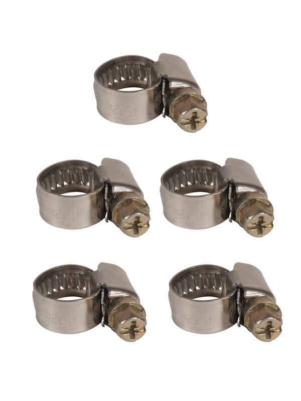 EINHELL Schlauchschelle, Metall, 5 Stück - silberfarben