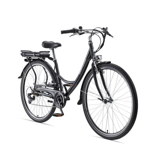 TEUTOBURG E-Bike »Senne Wave«, 28 Zoll, RH: 45 cm, 7-Gang - grau