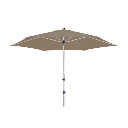 DOPPLER Sonnenschirm »Expert«, Ø: 320 cm, abknickbar, Sonnenschutzfaktor: 80+ - grau