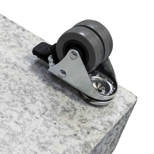 DOPPLER Granitsockel, Granit, Rohrdurchmesser: 32 - 70 mm - grau