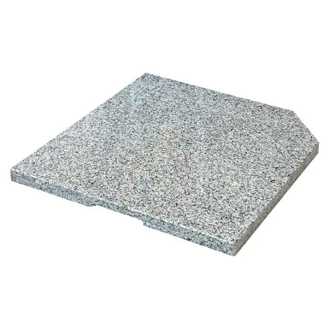 DOPPLER Beschwerplatte »Beschwerplatte Granit«, für Sonnenschirme, grau, Länge: 50 cm