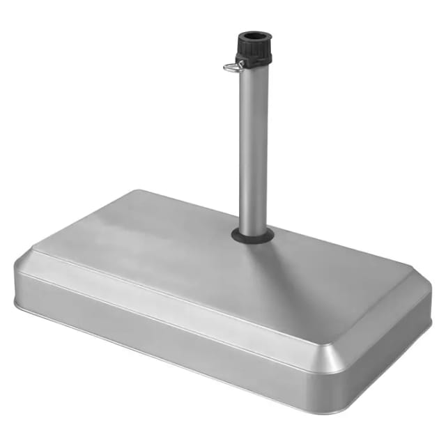 DOPPLER Schirmständer, Beton, Rohrdurchmesser: 25 - 32 mm - silberfarben