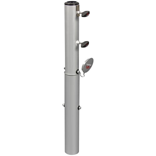 DOPPLER Bodenhülse, Aluminium, Rohrdurchmesser: 60 mm - silberfarben