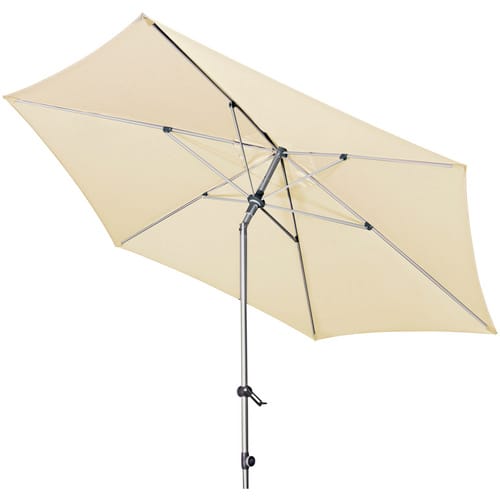 DOPPLER Sonnenschirm »Expert«, Ø: 280 cm, abknickbar, Sonnenschutzfaktor: 80+ - beige