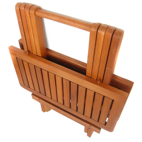 GARDEN PLEASURE Beistelltisch »Cleveland«, BxHxT: 50 x 50 x 50 cm, AkazienHolz - braun