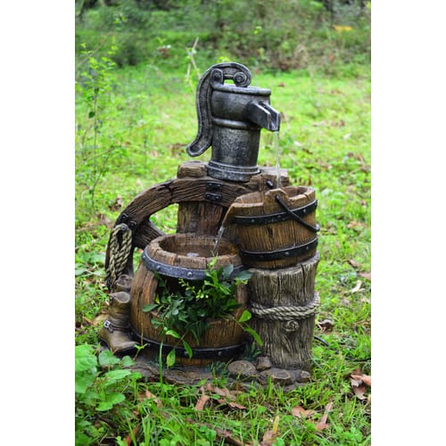 GARDEN PLEASURE Gartenbrunnen »NEREUS«, inkl. Pumpe, Polyresin - bunt