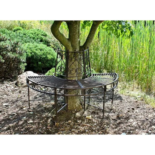 GARDEN PLEASURE Gartenbank »Narvi«, Metall, BxHxT: 124 x 82 x 63 cm - braun