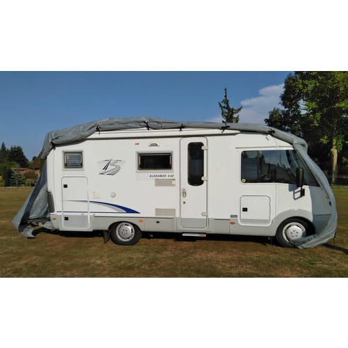GARDEN PLEASURE Wohnmobil-Abdeckplane, steingrau, BxL: 235 x 610 cm