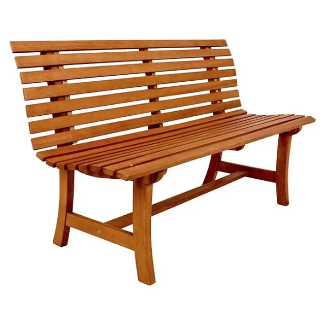 GARDEN PLEASURE Bank, Eukalyptusholz, BxHxT: 140 x 82 x 61 cm - bunt