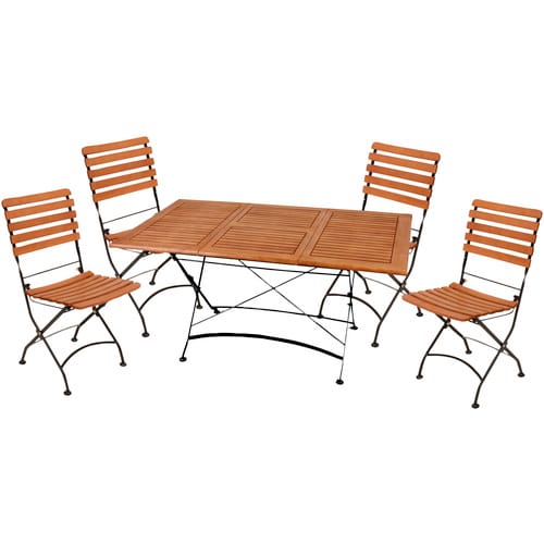 GARDEN PLEASURE Ausziehtisch »Wien«, mit Eukalyptusholz-Tischplatte, BxTxH: 150 x 90 x 74 cm - braun