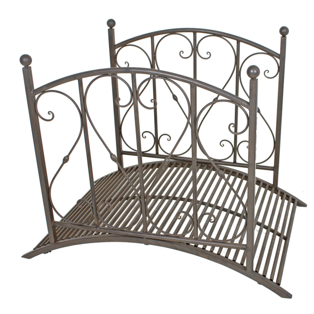 GARDEN PLEASURE Gartenbrücke »YASUR«, Metall - bunt