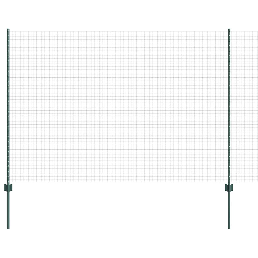 Maison Exclusive - Schweissdrahtzaun Mit Pfosten 10 X 1,6 M Grün