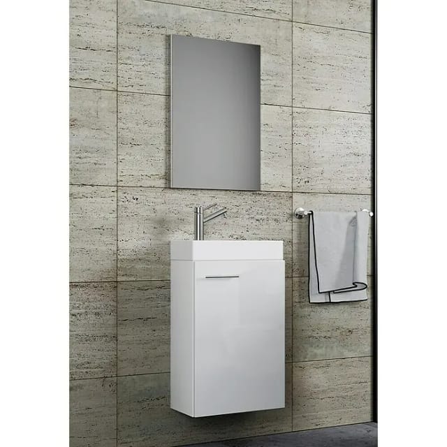 VCM Waschplatz »Slito«, B x H x T: 41 x 69,5 x 22 cm, weiß - weiss