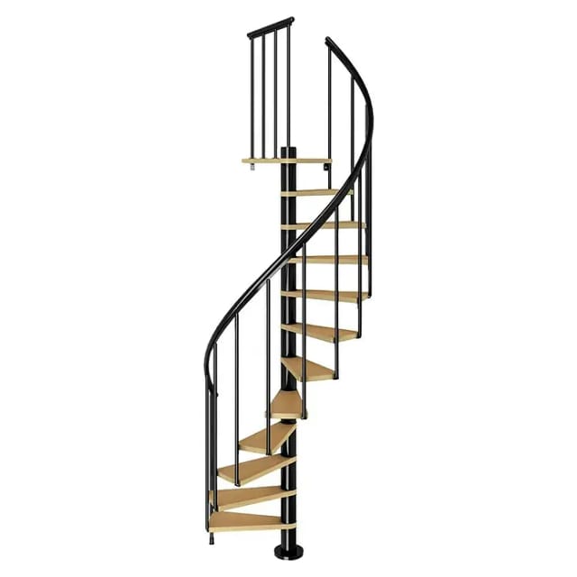 DOLLE Spindeltreppe »Calgary«, bis 280,5 cm Raumhöhe - grau