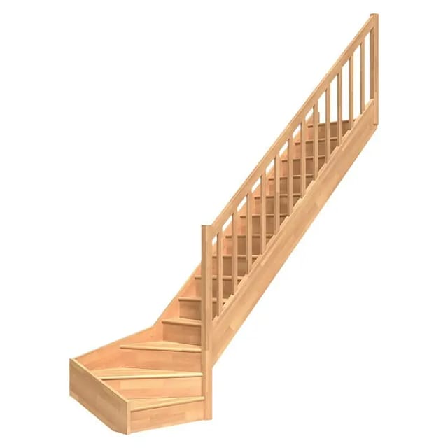 DOLLE Wangentreppe »Paris«, bis 318 cm Raumhöhe - braun
