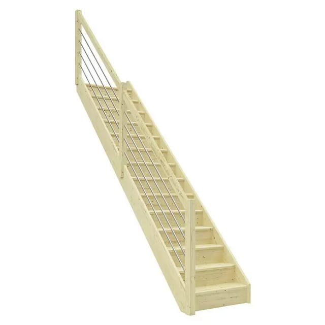 DOLLE Wangentreppe »Paris«, , gerade, bis 280,5 cm Raumhöhe - braun