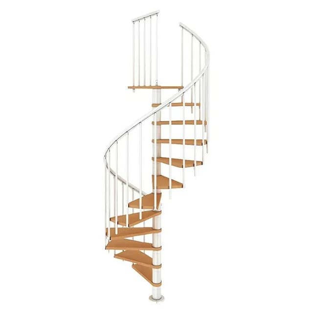 DOLLE Spindeltreppe »Montreal«, bis 282 cm Raumhöhe - weiss