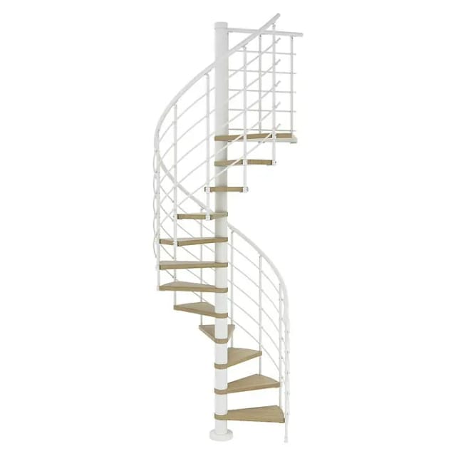 DOLLE Spindeltreppe »Oslo«, bis 276 cm Raumhöhe - grau