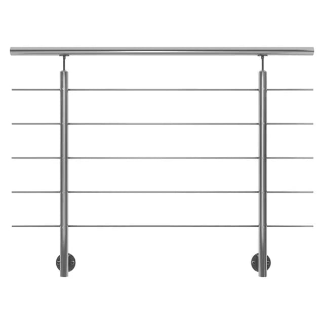 DOLLE Geländersystem, Edelstahl, HxL: 100 x 150 cm - silberfarben