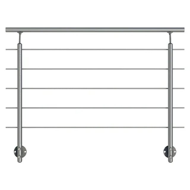 DOLLE Geländersystem »Prova«, aluminium/edelstahl, HxL: 100 x 150 cm - silberfarben