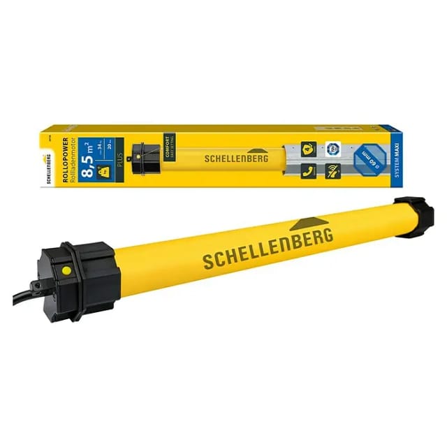 SCHELLENBERG Rohrmotor »MAXI PLUS 20Nm«, 161 W - gelb