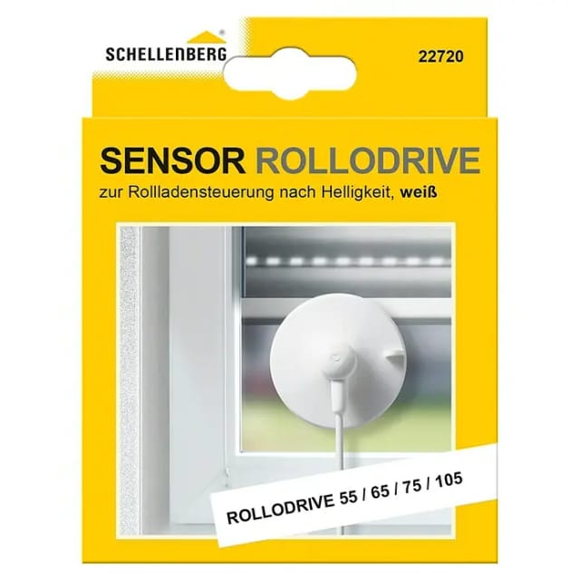 SCHELLENBERG Sonnensensor »ROLLODRIVE«, für RolloDrive 55, 65, 75, 105 - weiss
