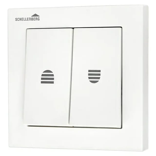 SCHELLENBERG Rolladenschalter, BxHxT: 8 x 8 x 4 cm - weiss