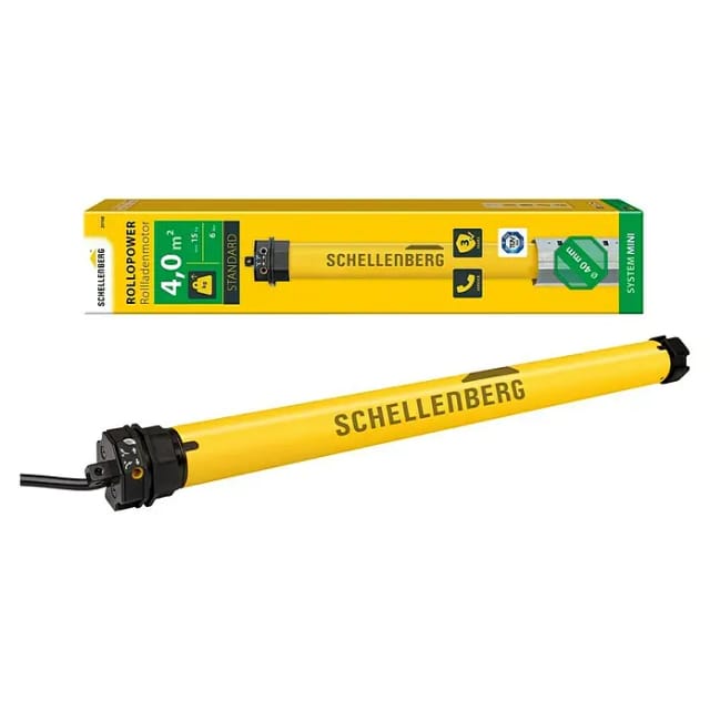 SCHELLENBERG Rohrmotor »MINI STANDARD 6Nm«, 98 W - gelb