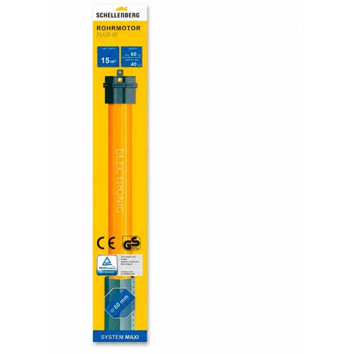 SCHELLENBERG Rohrmotor »MAXI PLUS 40Nm«, 218 W - gelb