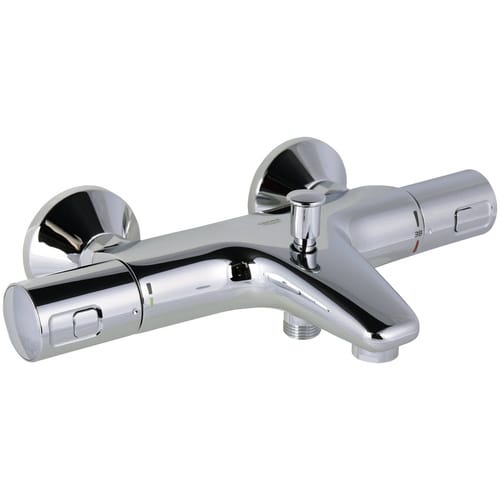 GROHE Wannenthermostat »Precision Start«, aus Messing verchromt, Ausladung 168 mm - silberfarben