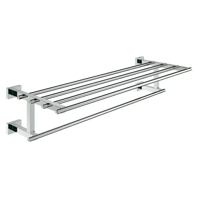 GROHE Handtuchstange »Essentials Cube« - silberfarben