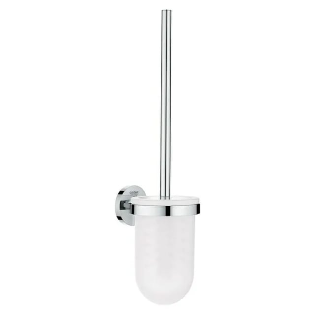 GROHE WC-Bürsten & WC-Garnituren »Essentials«, Metall/Glas, glänzend, chromfarben - silberfarben