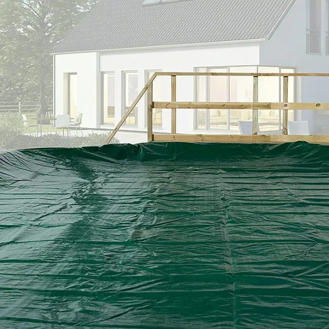 WEKA Abdeckplane, Breite: 490 cm, Polyethylen (PE) - gruen