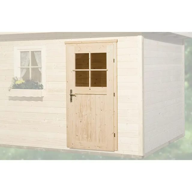 WEKA Zusatztür für Gartenhäuser, Holz - beige
