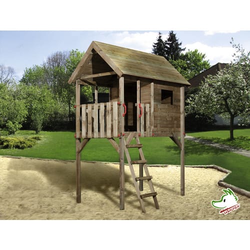 WEKA Kinder-Stelzenhaus »Willy«, BxHxT: 125 x 332 x 235 cm - braun