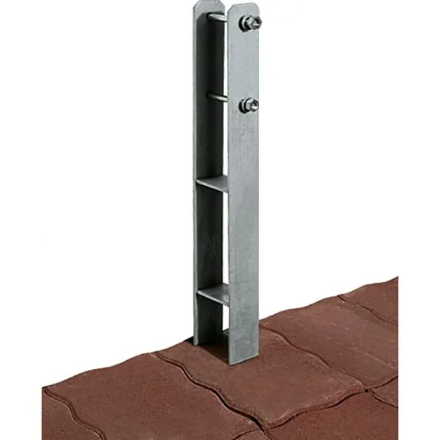 WEKA H-Pfostenanker-Set, für Pfosten mit 12x12 cm, 15 Stück
