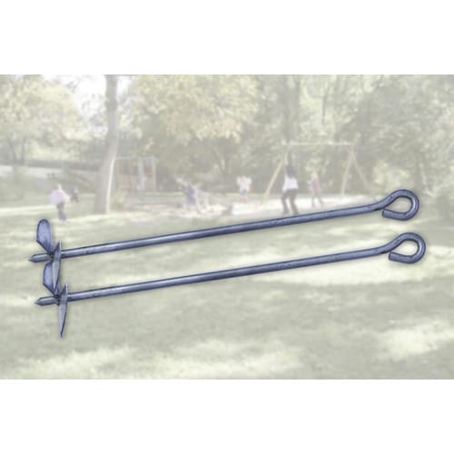 WEKA Bodenanker »Tabaluga«, , BxHxL: 1 x 6 x 52 cm, 6 Stück - silberfarben