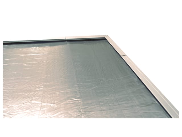 WEKA Dachbahn für Gartenhäuser, BxT: 100 x cm, Bitumen, selbstklebend - grau