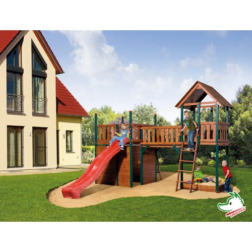 WEKA Kinderspielartikel, BxHxT: 420 x 331 x 374 cm, Holz, natur - beige