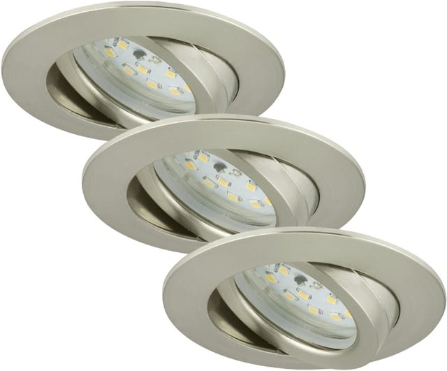 BRILONER Einbauleuchte »ATTACH«, 5,5 W, Einbautiefe: 3 cm - silberfarben