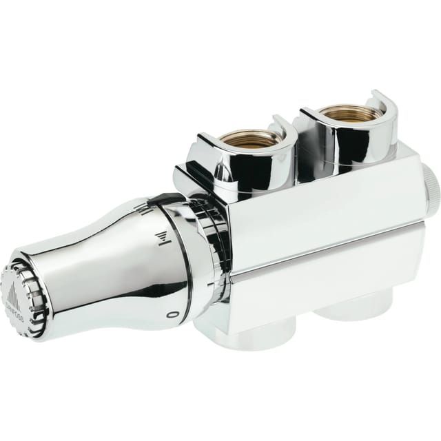 Danfoss Anschlussgarnitur, chrom - silberfarben