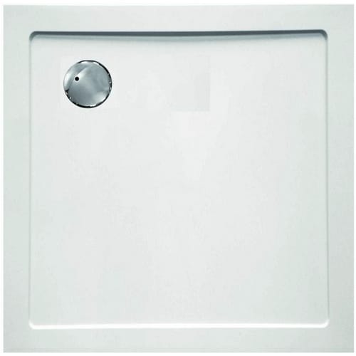 Sanotechnik Duschwanne »SMC«, BxT: 80 x 80 cm, weiß - weiss