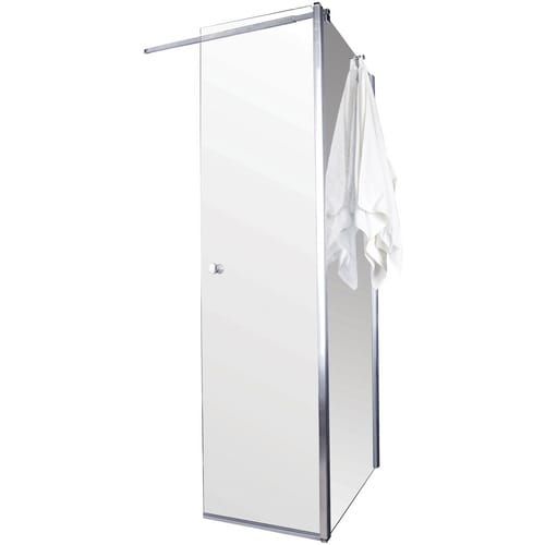 Sanotechnik Duschkabine »GRANDE«, Drehtür, BxH: 147 x 195 cm - silberfarben