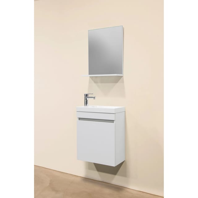 Sanotechnik Badmöbel-Set »Nora«, Breite: 48 cm, weiß - weiss